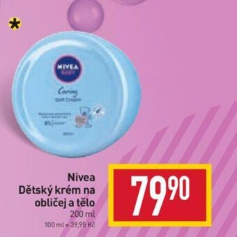Billa Nivea Dětský krém na obličej a tělo nabídka