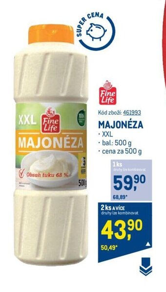 Makro MAJONÉZA nabídka