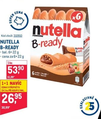 Makro NUTELLA B-READY nabídka