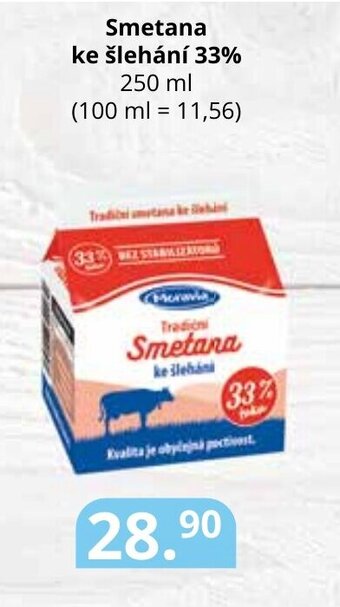 Potraviny CZ Smetana ke šlehání 33% nabídka