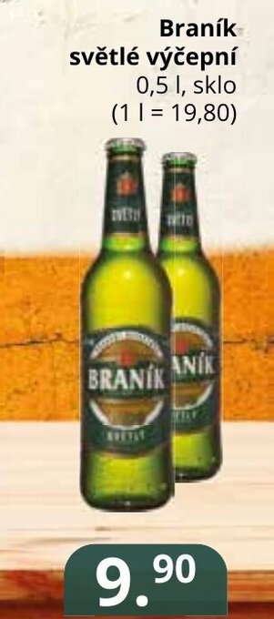 Potraviny CZ Braník světlé výčepní nabídka