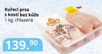 Potraviny CZ Kuřecí prsa s kostí bez kůže nabídka