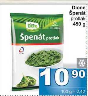 Jip Dione špenát protlak 450 g nabídka