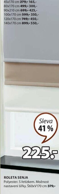JYSK ROLETA SENJA nabídka