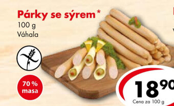 CBA Párky se sýrem* nabídka