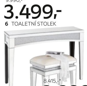 Kika Nábytek 6 TOALETNÍ STOLEK nabídka