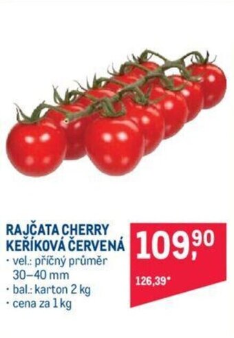 Makro RAJČATA CHERRY KEŘÍKOVÁ ČERVENÁ nabídka