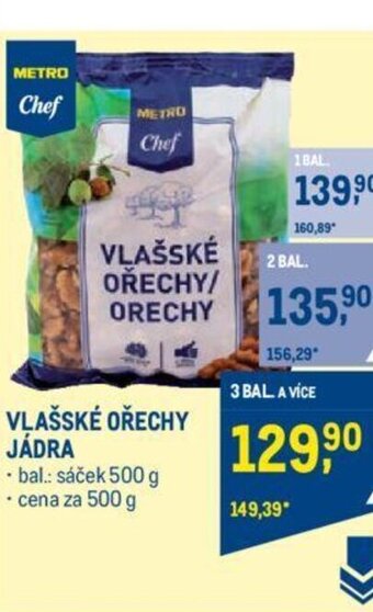 Makro VLAŠSKÉ OŘECHY/ JADRA nabídka