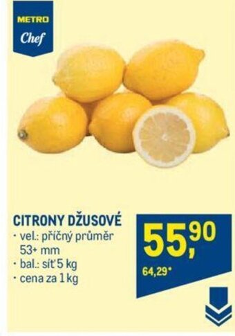 Makro CITRONY DŽUSOVÉ nabídka