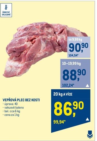 Makro VEPŘOVÁ PLEC BEZ KOSTI nabídka