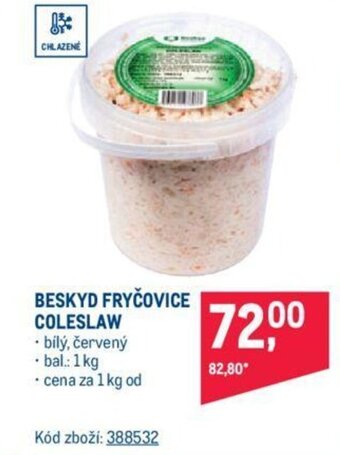 BESKYD FRYČOVICE COLESLAW