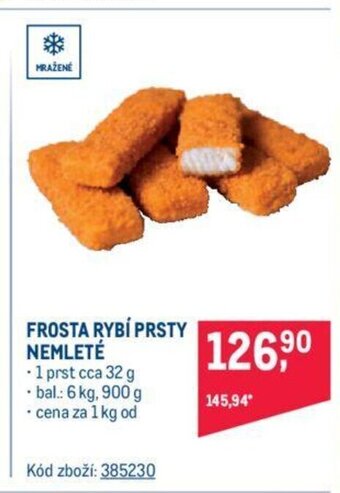Makro FROSTA RYBÍ PRSTY NEMLETE nabídka