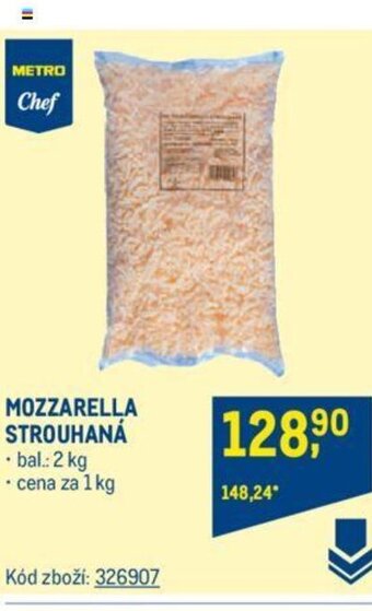 Makro MOZZARELLA STROUHANÁ nabídka