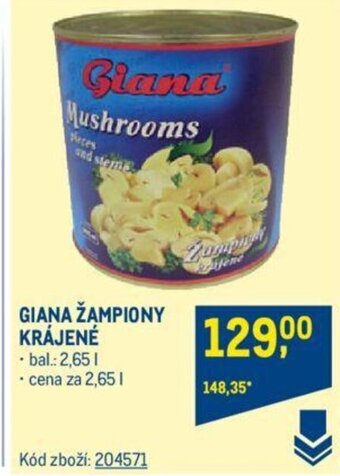 Makro GIANA ŽAMPIONY KRÁJENÉ nabídka