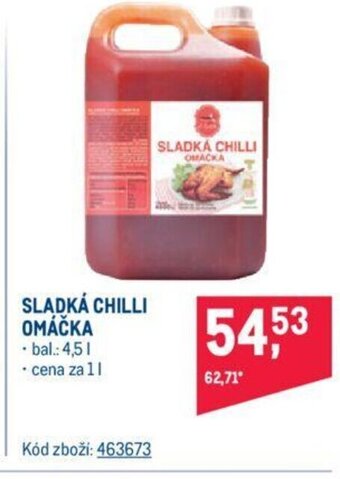 Makro SLADKÁ CHILLI OMACKA nabídka