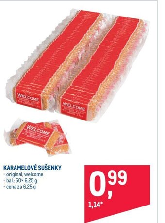 Makro KARAMELOVÉ SUŠENKY nabídka