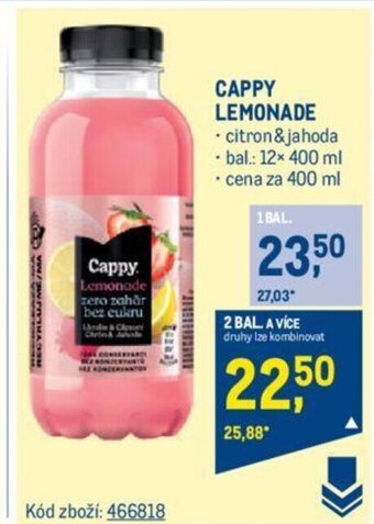 Makro CAPPY LEMONADE nabídka