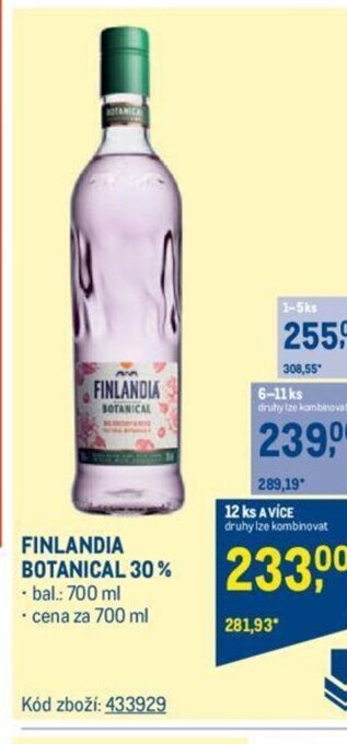 Makro FINLANDIA BOTANICAL 30% nabídka