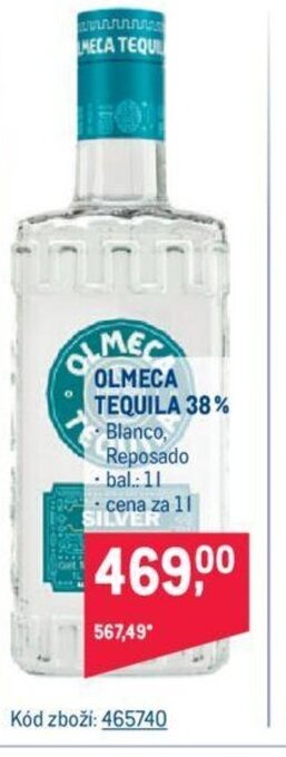 Makro OLMECA TEQUILA 38% nabídka