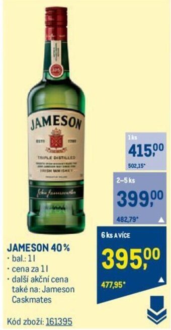 Makro JAMESON 40% nabídka
