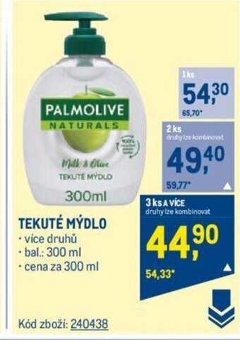 Makro TEKUTÉ MYDLO nabídka