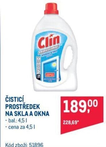 Makro ČISTICÍ PROSTŘEDEK NA SKLA A OKNA nabídka