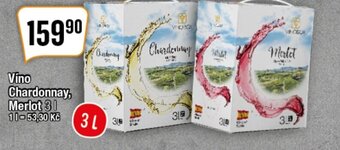 TEMPO Víno Chardonnay, Merlot 3L nabídka