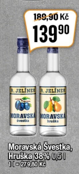 TEMPO Moravská Švestka, Hruška 38% nabídka