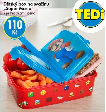 TEDi Dětský box na svačinu ,,Super Mario" nabídka