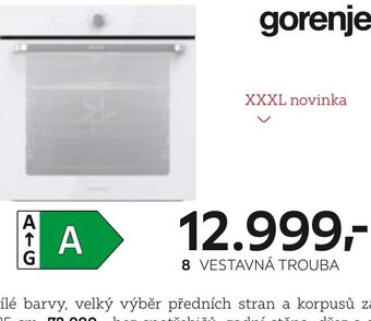 XXXLutz VESTAVNÁ TROUBA nabídka