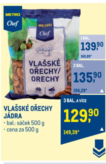 Makro VLAŠSKÉ OŘECHY JÁDRA nabídka
