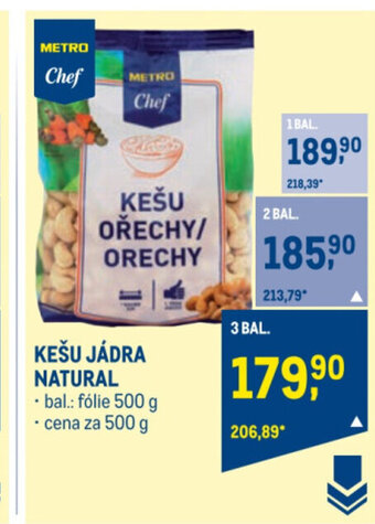 Makro KEŠU JÁDRA NATURAL nabídka