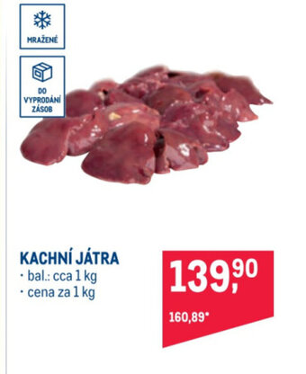 Makro KACHNÍ JÁTRA nabídka
