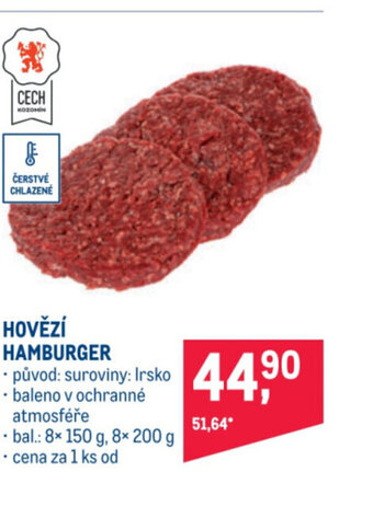 Makro HOVĚZÍ HAMBURGER nabídka