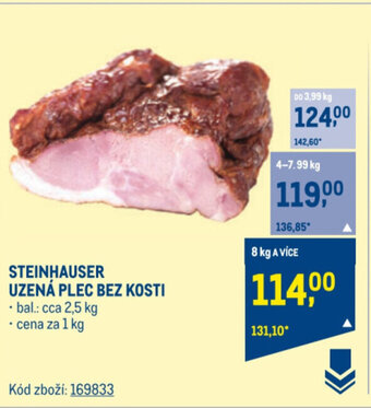 Makro STEINHAUSER UZENÁ PLEC BEZ KOSTI nabídka