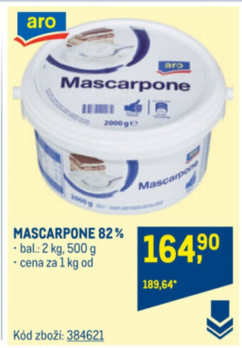 Makro MASCARPONE 82% nabídka