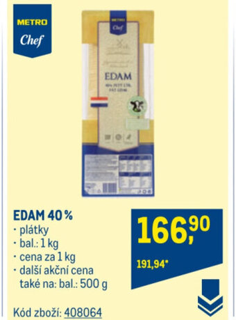 Makro EDAM 40% nabídka