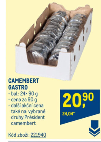 Makro CAMEMBERT GASTRO nabídka