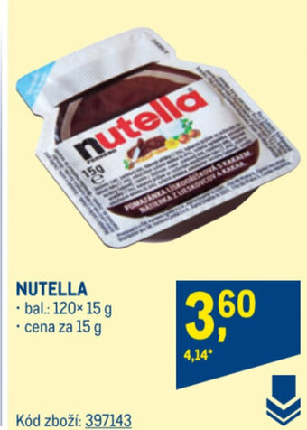 Makro NUTELLA nabídka