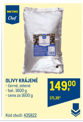 Makro OLIVY KRÁJENÉ nabídka