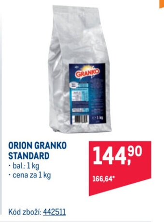 Makro ORION GRANKO STANDARD nabídka