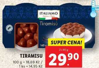 Lidl Tiramisu, 2x 80 g nabídka