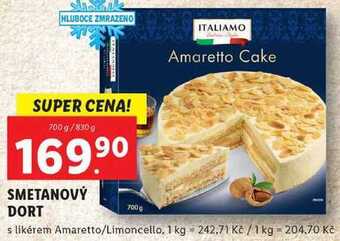 Lidl Smetanový dort, 700 g/830 g nabídka