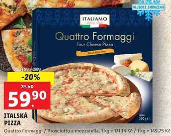 Lidl Italská pizza, 350 g/400 g nabídka