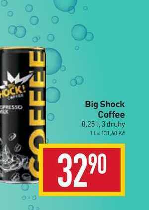 Billa Big shock coffee 0,25l nabídka