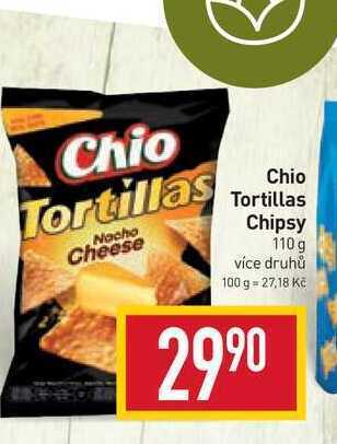 Billa Chio tortillas chipsy 110 g nabídka