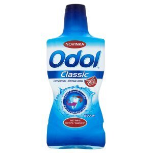 Billa Odol classic ústní voda proti zubnímu kazu 500ml 5000ml nabídka