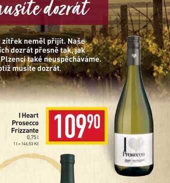 Billa I heart prosecco frizzante 0,75l nabídka