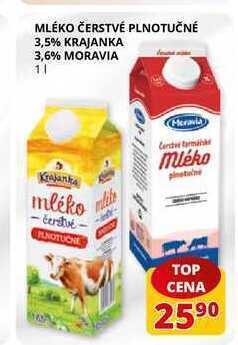 Flop Mléko čerstvé plnotučné 3,5% krajanka 1l nabídka