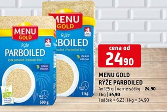 Terno MENU GOLD RÝŽE PARBOILED nabídka